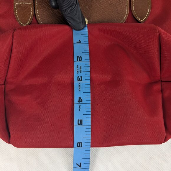 Used Longchamp Le Pliage Tote Bag Red – 100% Authentic, Classic Design! - Picture 15 of 16